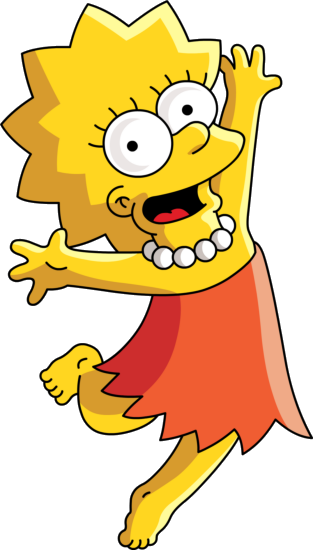 Happy Lisa By Jh622 - Los Simpson Lisa Png (313x550)