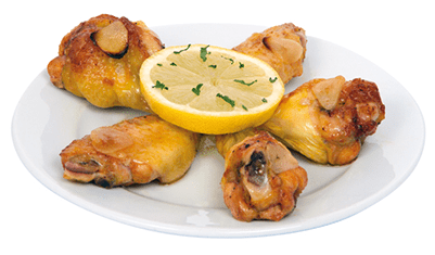 Fresh Chicken Wings Marinated And Roasted In The Oven - Al Ajillo (400x400)