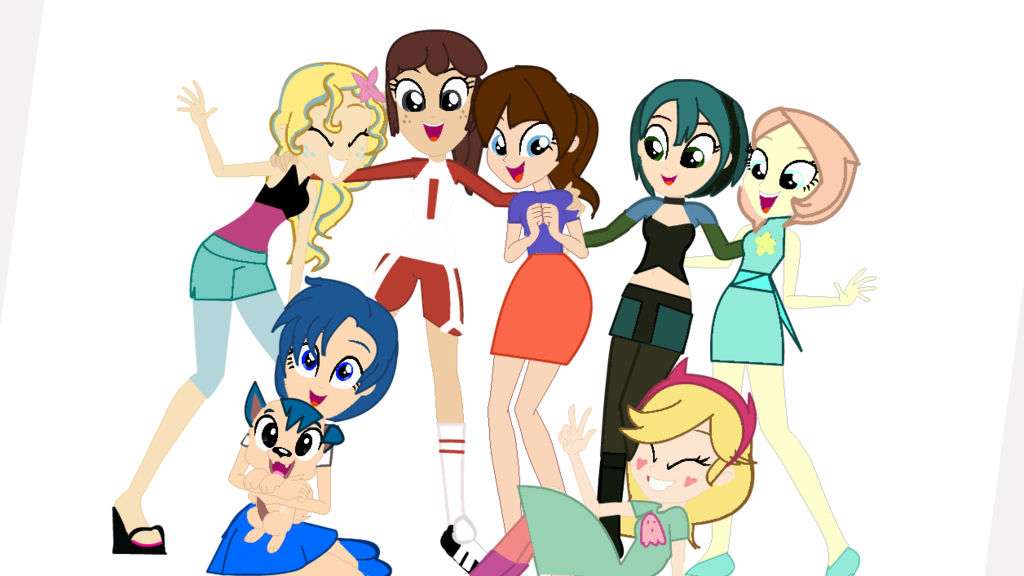 Cartoon Recast Mane 7 By Tdimlpfan234 - Cartoon (1024x576)