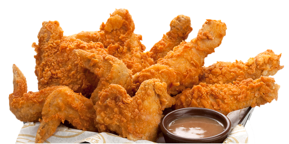 Chicken Png - Alitas De Pollo Fritas (960x478)