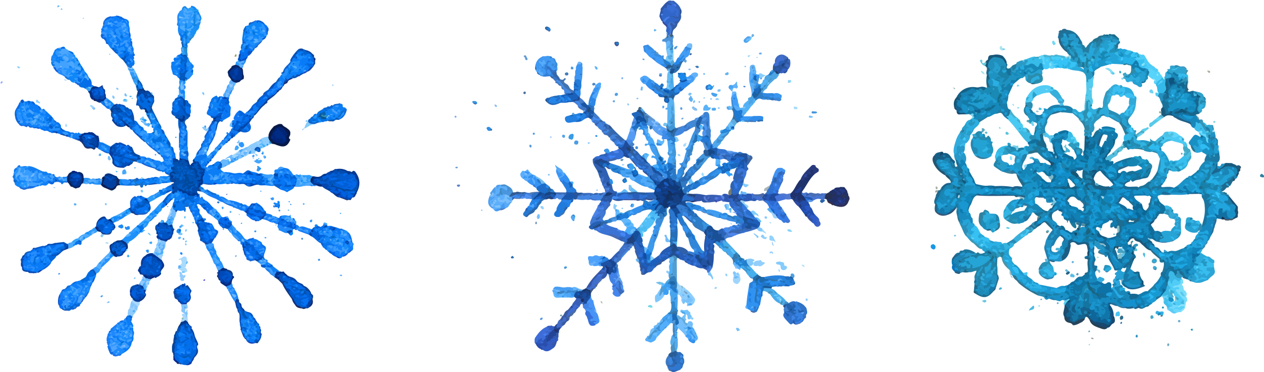 Snowflake Watercolor Painting Euclidean Vector - Snowflake (2550x3300)