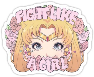27 Jan - Sailor Moon Fight Like A Girl (375x360)