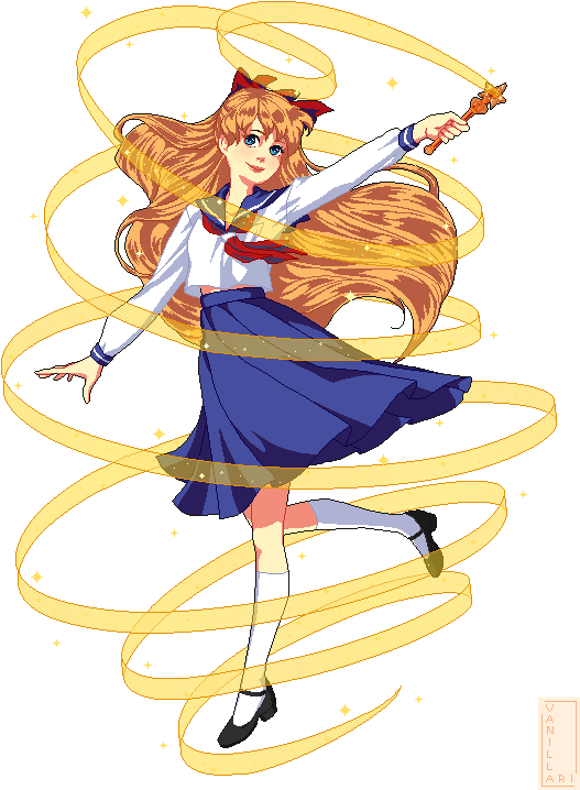 Fight Like A Girl - Sailor Moon (556x749)