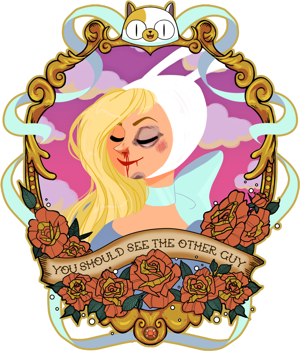 Fight Like A Girl - Illustration (1024x1297)