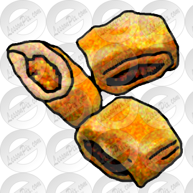 Sausage Clipart Sausage Roll - Sausage Roll (380x380)