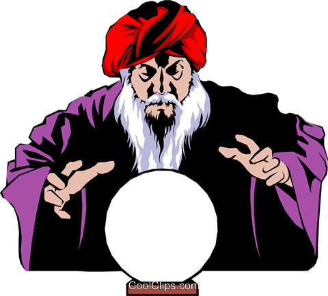 Magician Royalty Free Vector Clip Art Illustration - Premonition Clipart (480x432)