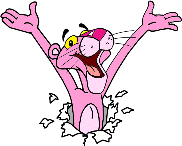 Pink Panther Clip Art - Pink Panther (600x478)