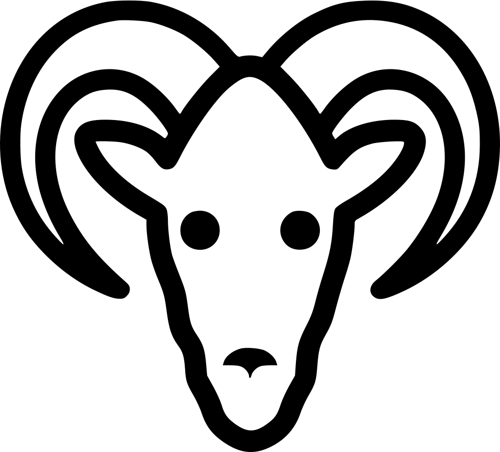 Png File - Icon Goat (980x885)