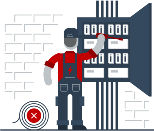 Electrician - Trabajador Electricidad Dibujo (540x540)
