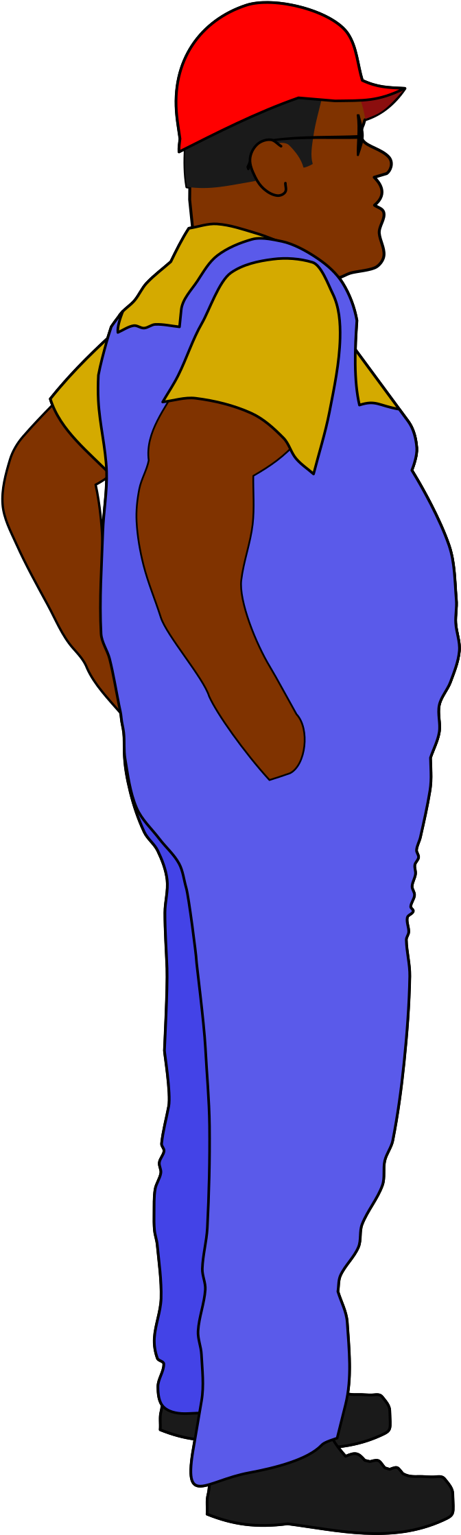 Without Beard - Clip Art (1718x2400)