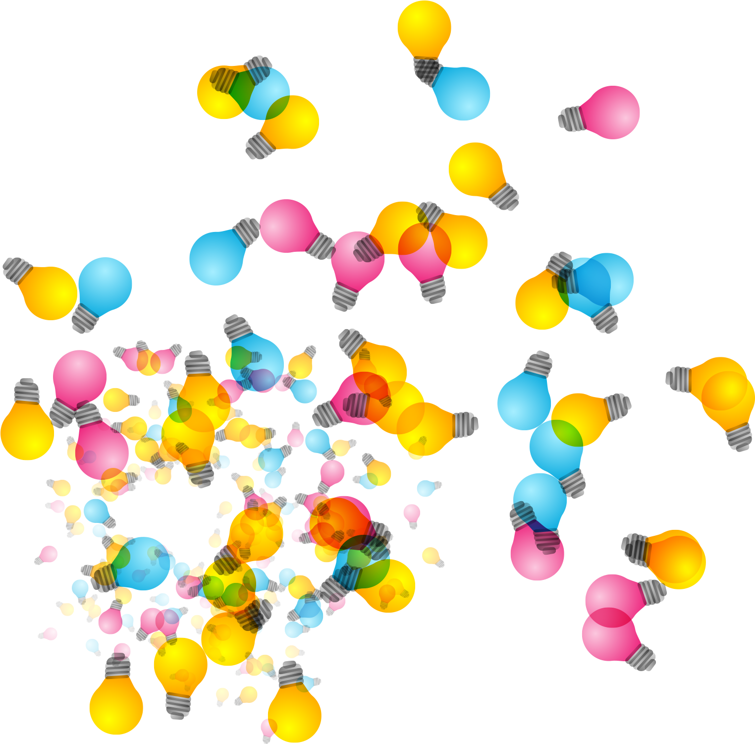 Round Dream Bubble Background Vector - Light (1573x1550)