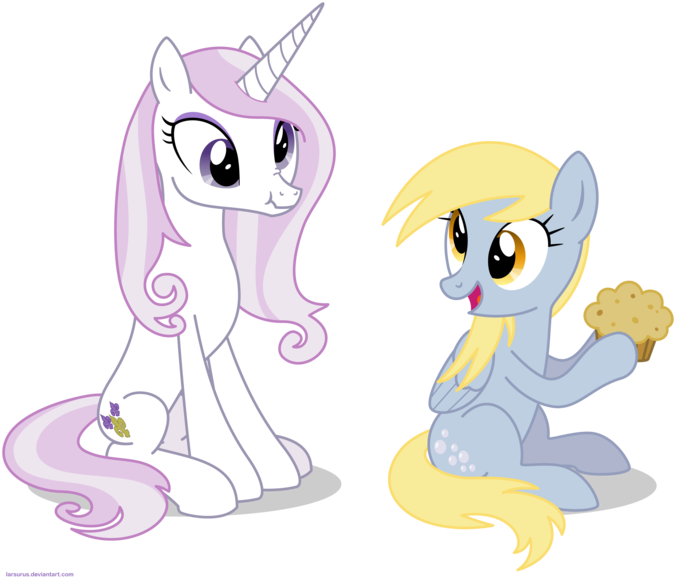 Com Pony Derpy Hooves Pinkie Pie Applejack Twilight - Fleur De Lis Pony (680x612)