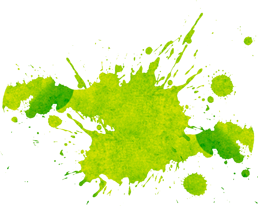 Watercolor Painting Microsoft Paint Splash Clip Art - Green Paint Splatter Png (1000x905)