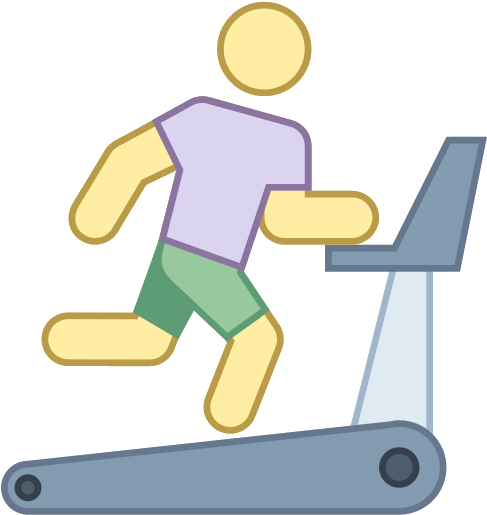 Treadmill Walking Exercise Computer Icons Clip Art - Treadmill (540x540)