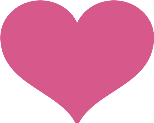 Heavy Black Heart Emoji - Heart Pink (512x512)