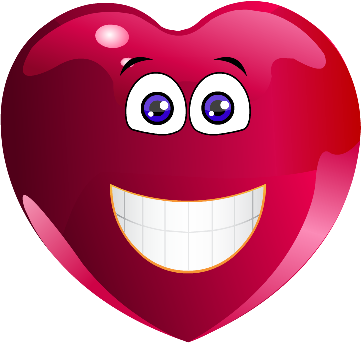Heart Emoji Clipart - Happy Heart Clip Art (1023x767)