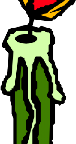 Melting Candle Clipart Kandila - Candle Clip Art (640x480)