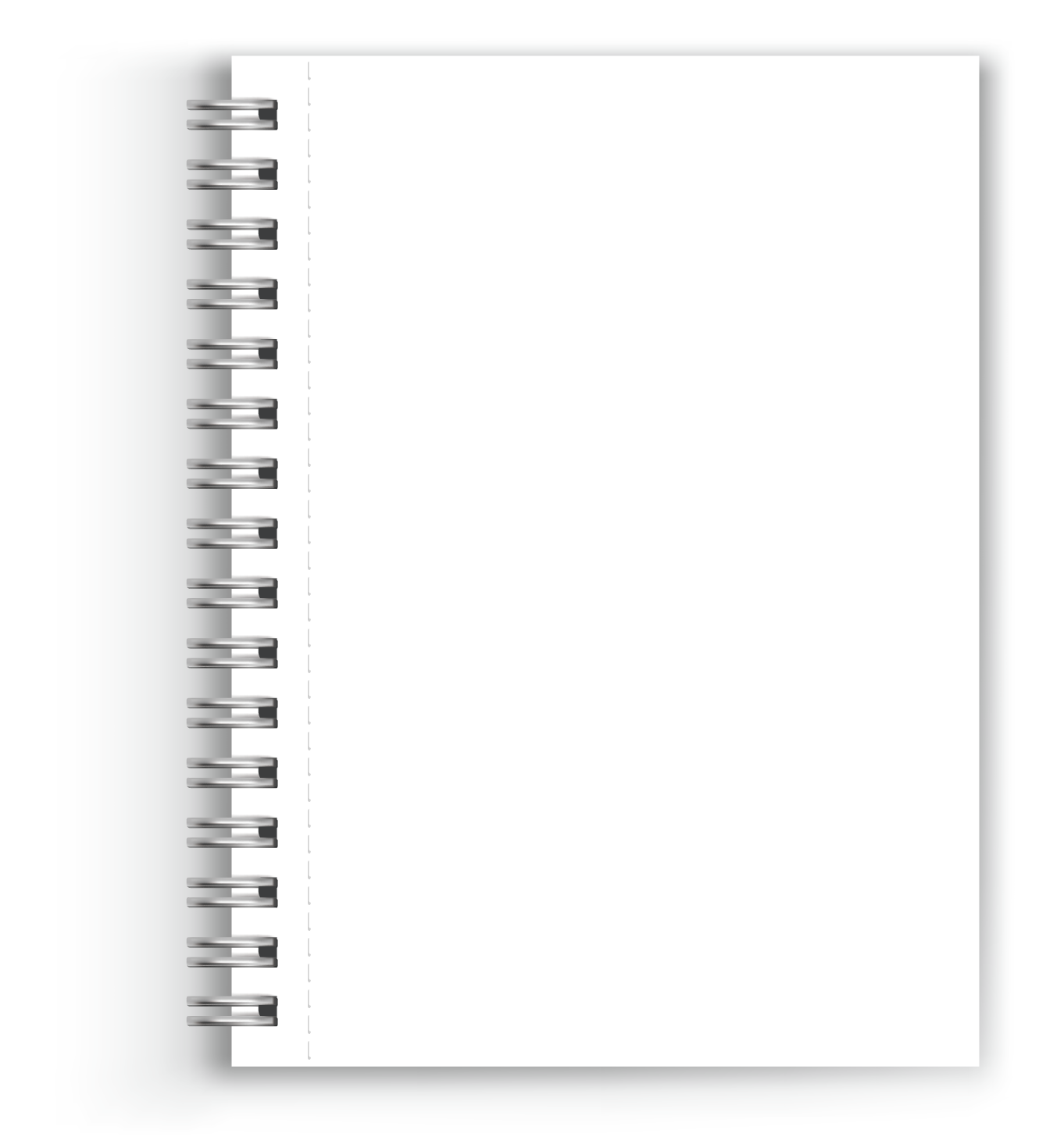 Paper Notebook White Black Font - Notebook (1600x1600)