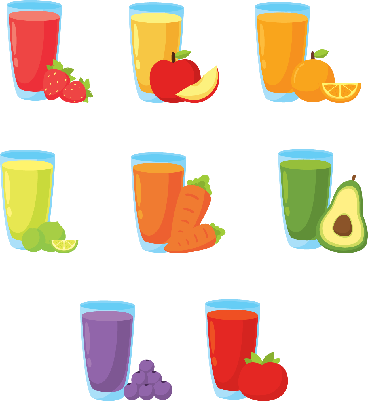 Juice Clipart Png Image 01 - Portable Network Graphics (1278x1394)