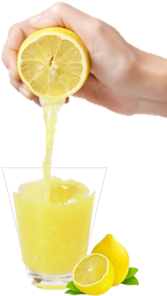 Lemon Juice Clipart - Lemon (406x638)