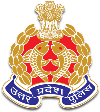 Up Police Logo - National Emblem Of India (371x396)