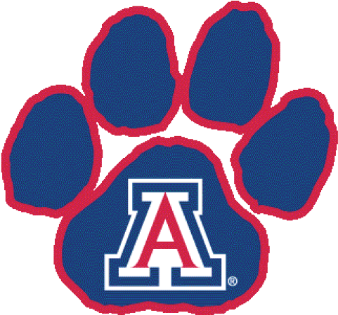 Wildcat Kitten Paw Clip Art Cat Prints Png - University Of Arizona College Of Medicine Phoenix (500x500)
