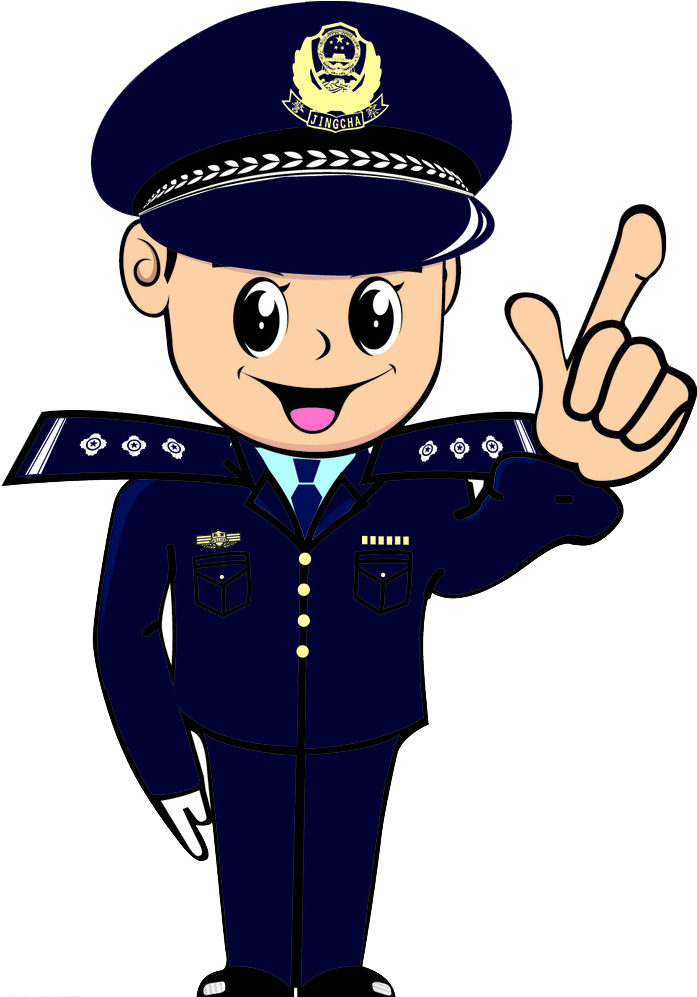 Police Officer Cartoon - 警察 卡通 (696x1024)