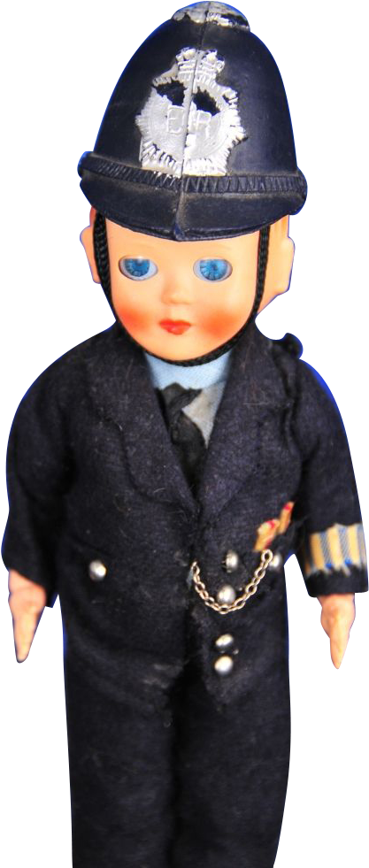 Celluloid British Bobby Policeman Doll - British Bobby Doll (980x980)