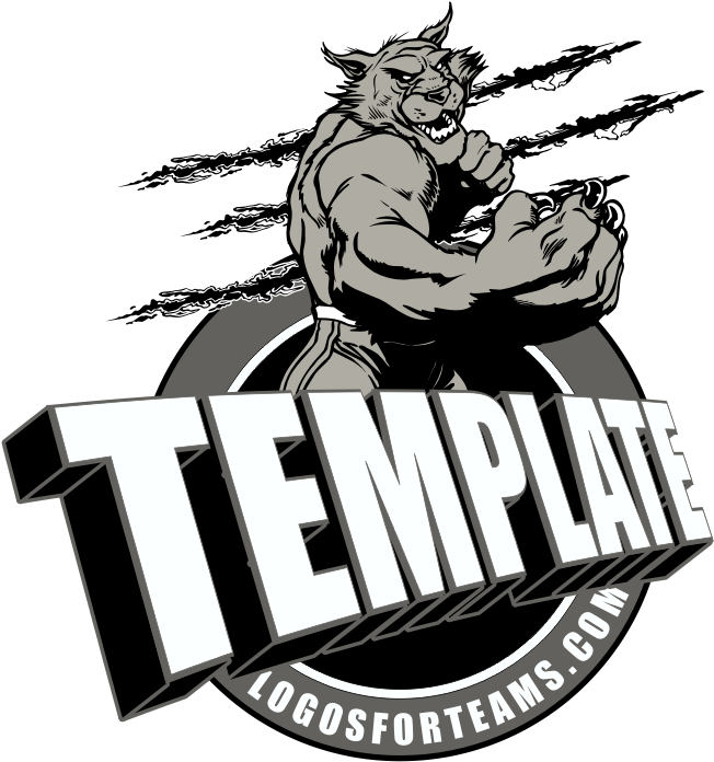 Bobcat Paw Print Clip Art - Wildcat (761x761)