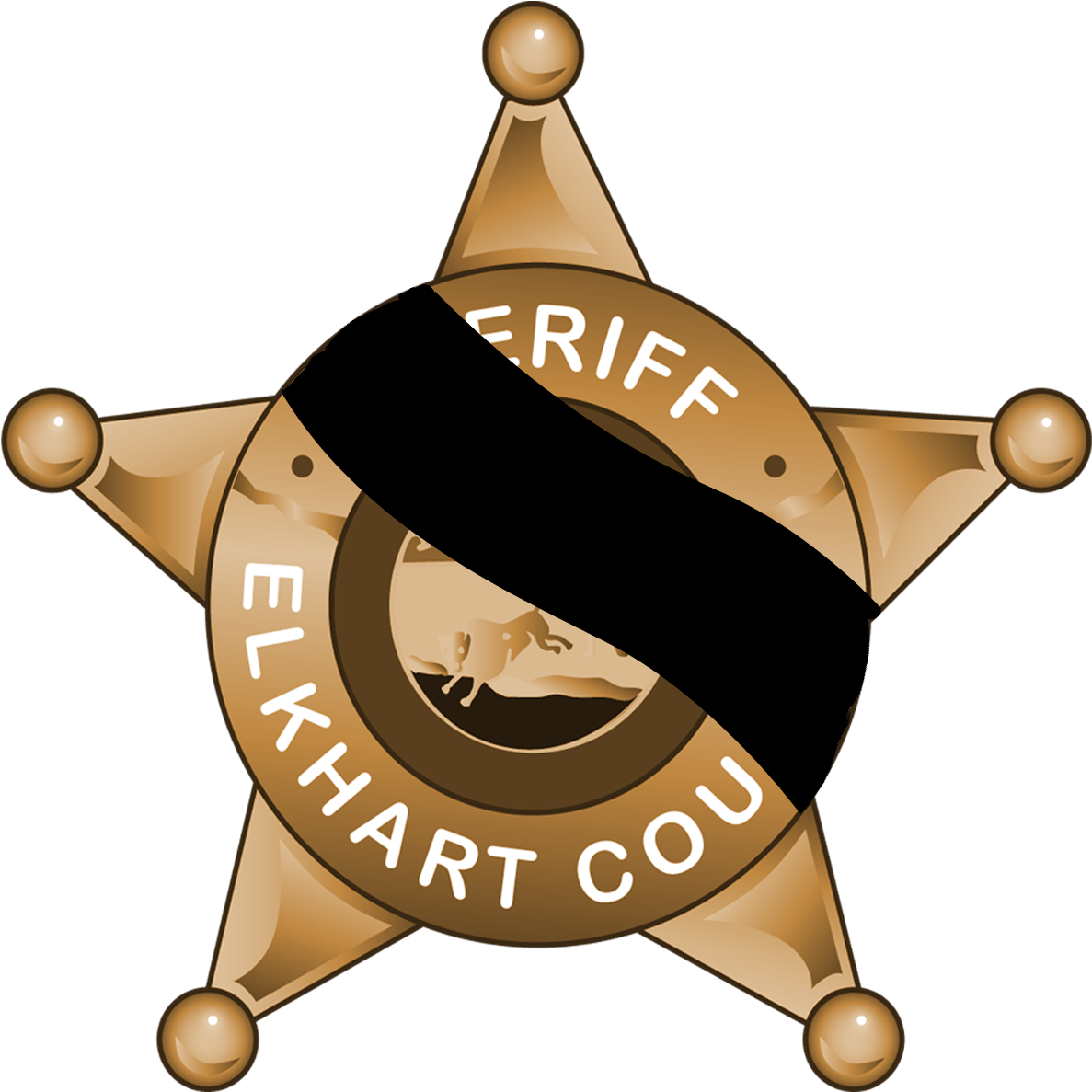 Police Memorial - Elkhart Sheriff Logo (1200x1200)