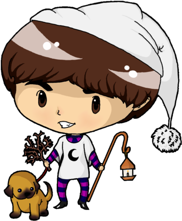 This Lantern Is The Moon You See By Yumyum8675309 - Cartoon (400x492)