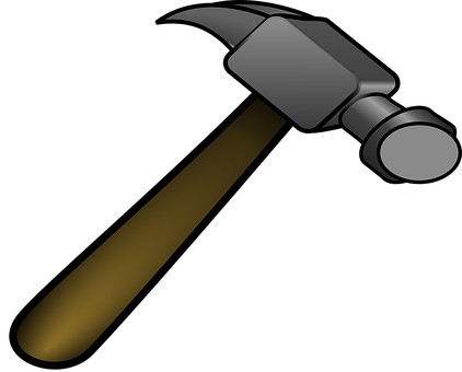 Head, Hammer, Tool, Carpentry, Wood - Hammer Clipart Transparent (422x340)