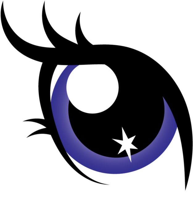 Twilight Sparkle Doll And Pony Eye By Santamouse23 - Crescent (894x894)