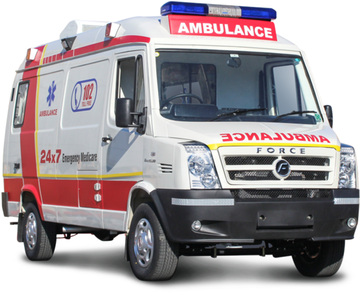 Ambulance Van Png Transparent Picture - Force Ambulance Png (1024x683)