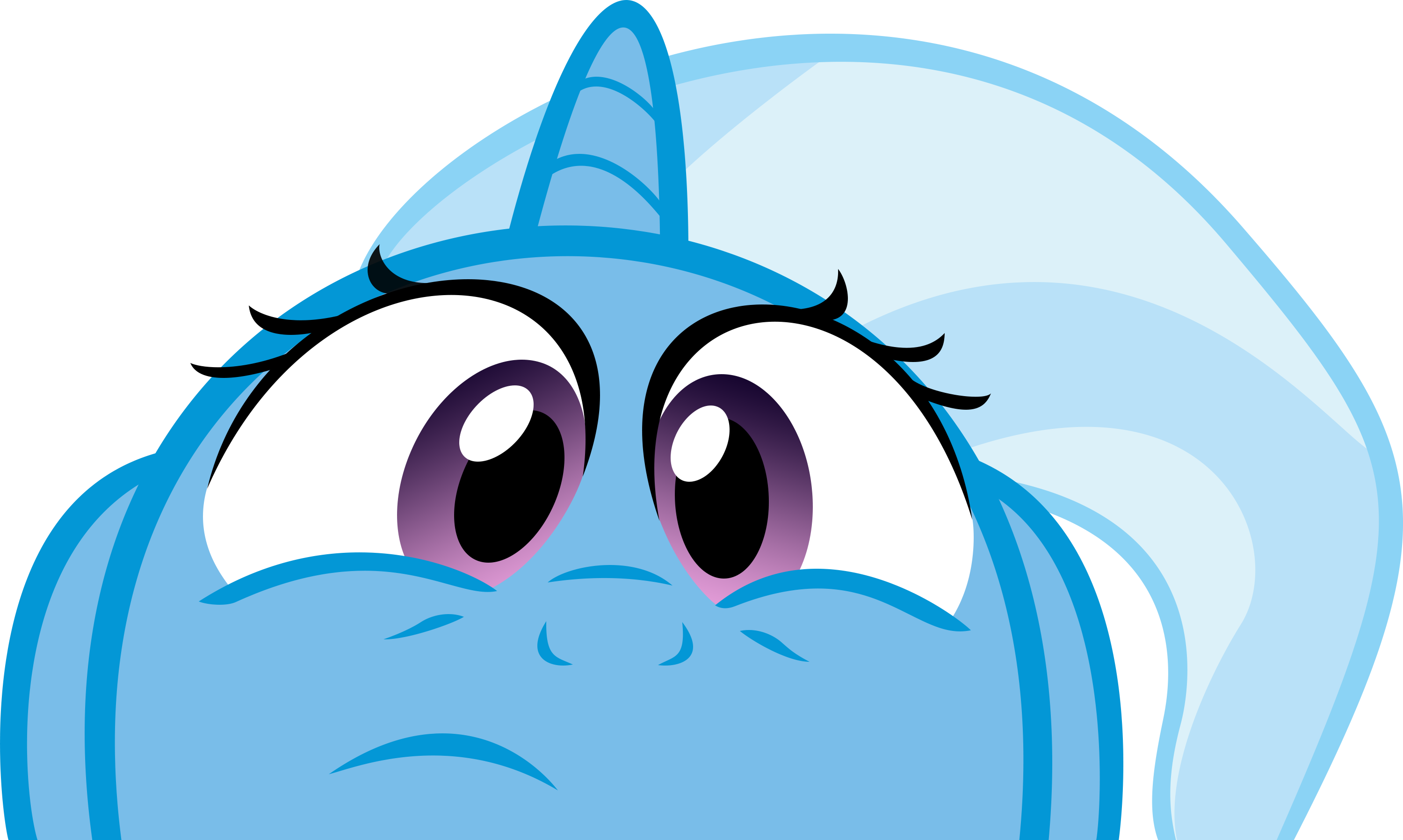 Pinkie Pie Derpy Hooves Princess Luna Blue Face Nose - Mlp Vector (3000x1796)