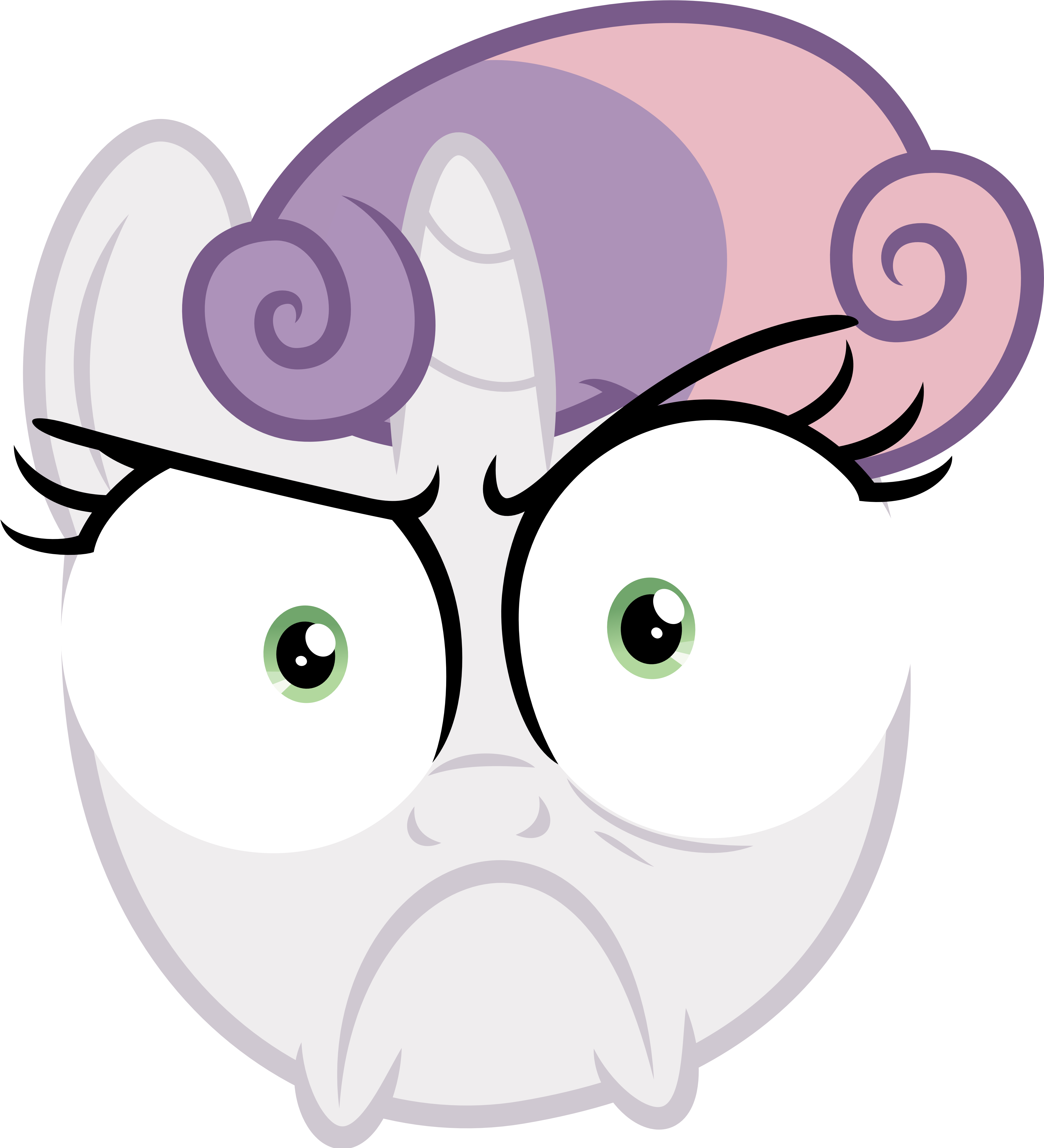 Twilight Sparkle Pinkie Pie Rainbow Dash Face Pink - Twilight Sparkle (5000x5000)