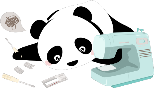 Big Foot Clipart Walking Foot - Giant Panda (600x300)