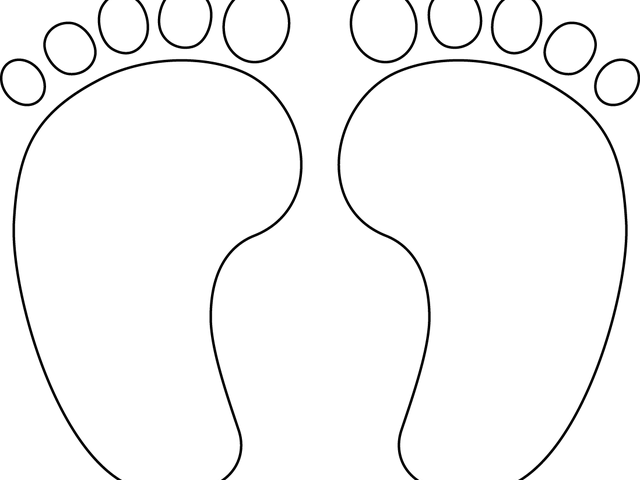 Feet Clipart Template - Foot (640x480)