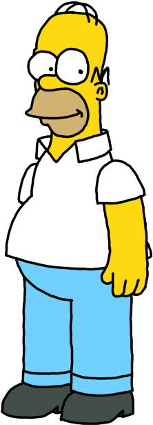 “ One Of The Main Characters, Who Eats Donuts, Works - Homer Simpson Doughnuts Gif (288x628)