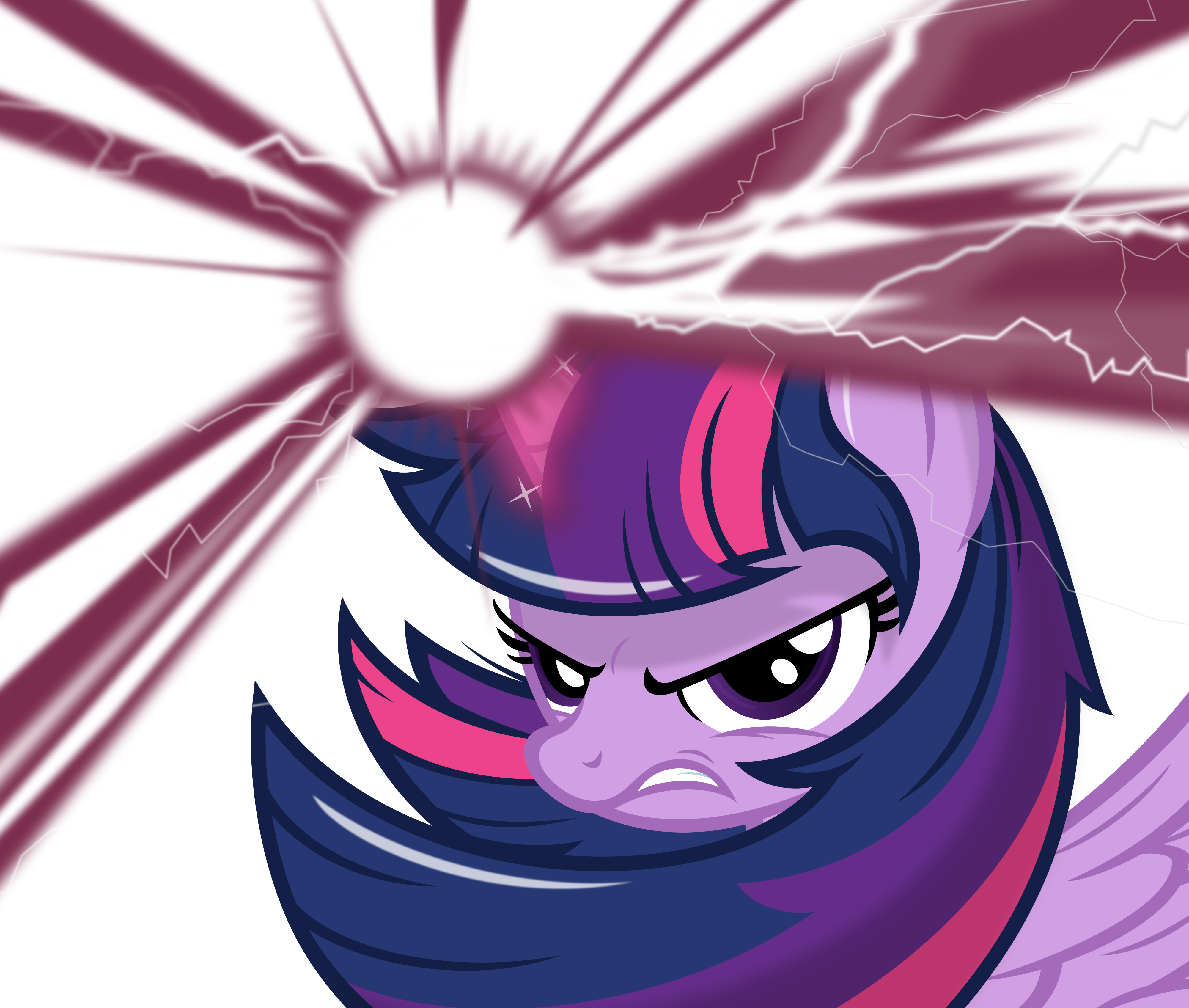 Twilight Sparkle Pinkie Pie Fluttershy Rarity Rainbow - Twilight Sparkle Magic Power (4000x3390)