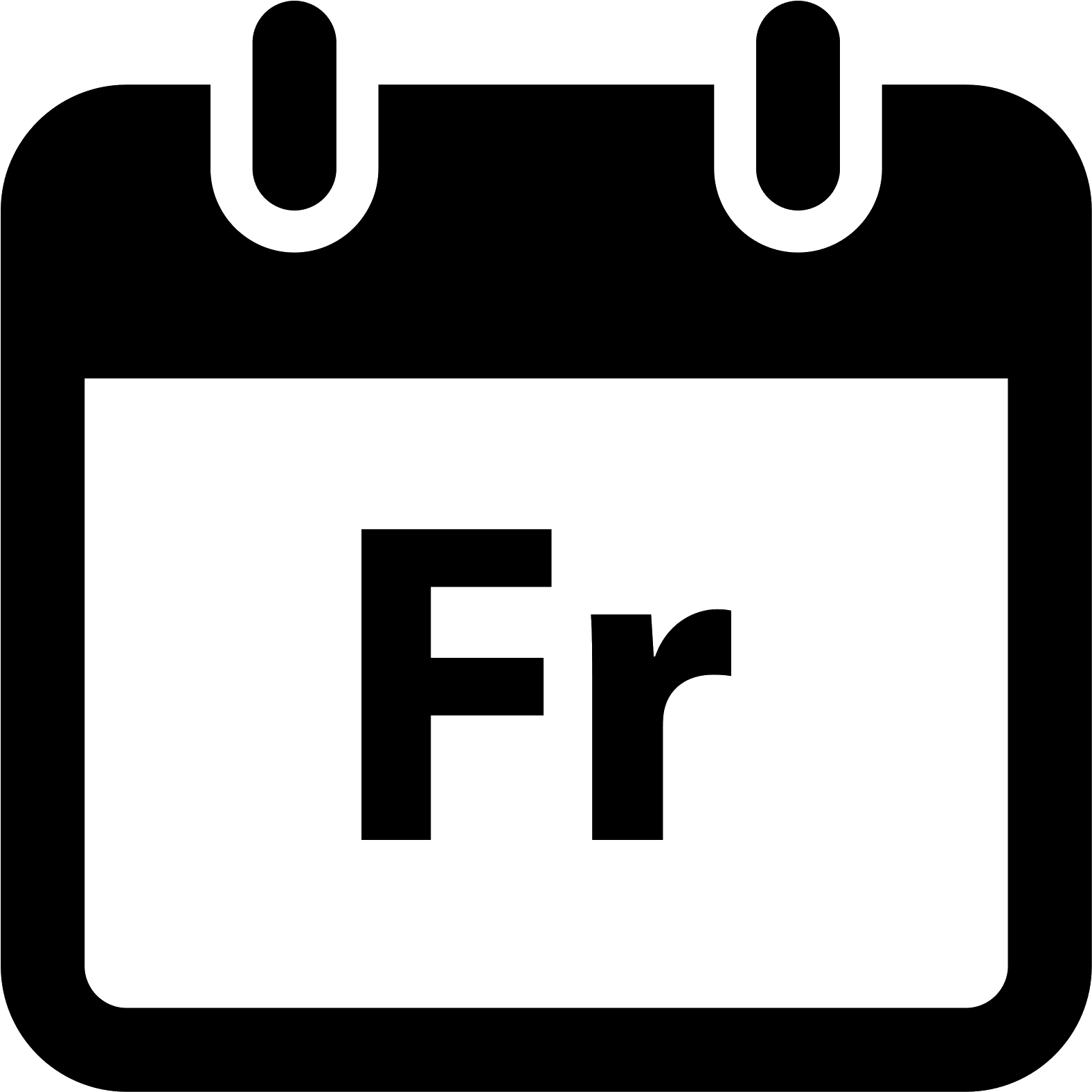 It's A Logo Of A Calendar Page - It's A Logo Of A Calendar Page (1600x1600)