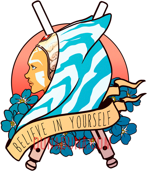 Dunalonghorn “believe In Yourself” - Star Wars (600x645)