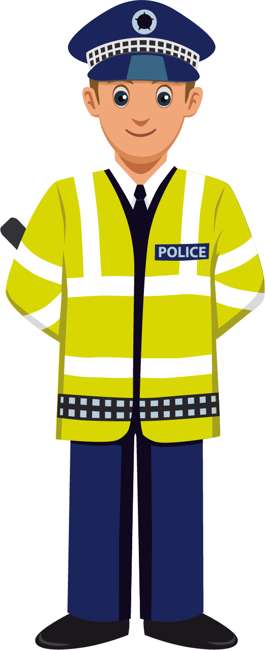 Traffic Police Police Officer Clip Art - Traffic Police Clipart (523x1279)