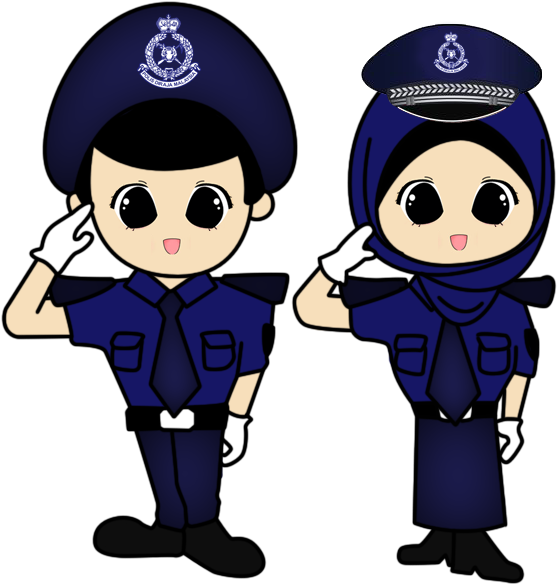 Royal Malaysia Police Police Officer Polis Bantuan - Royal Malaysia Police Police Officer Polis Bantuan (600x600)