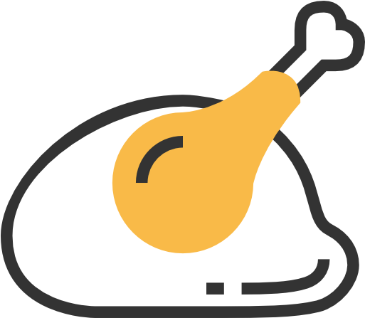 Roast Chicken Chicken Leg Chicken As Food Fast Food - Bayeux, Paraíba (512x512)