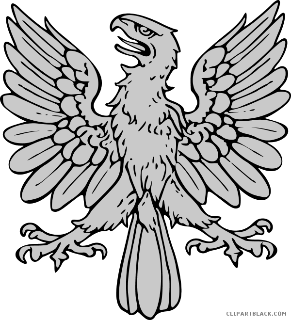 Eagle Small Animal Free Black White Clipart Images - Golden Eagle Clip Art (600x660)