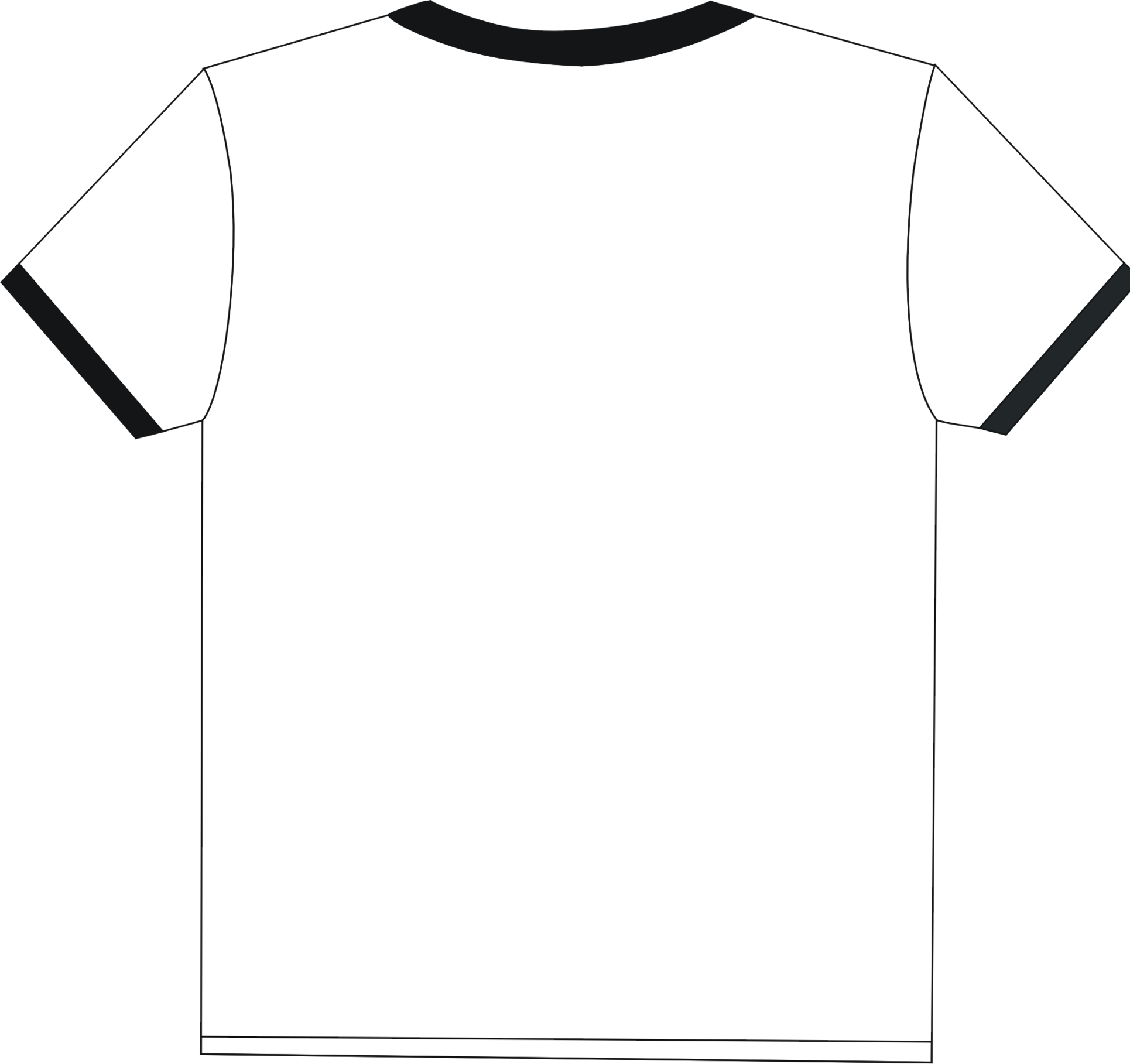 White Shirt Clip Art Design Medium Size - Active Shirt (1930x1817)
