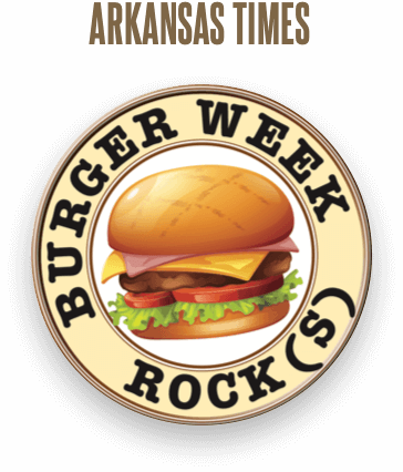 Arkansas Times Burger Week - My Wiener Rocks Round Ornament (364x426)