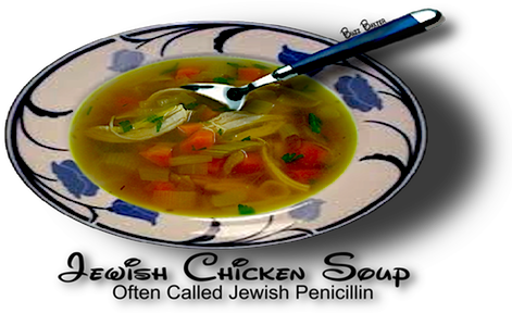 Jewish Chicken Soup Or Jewish Penicillin - Chicken Soup Jewish Penicillin (480x291)