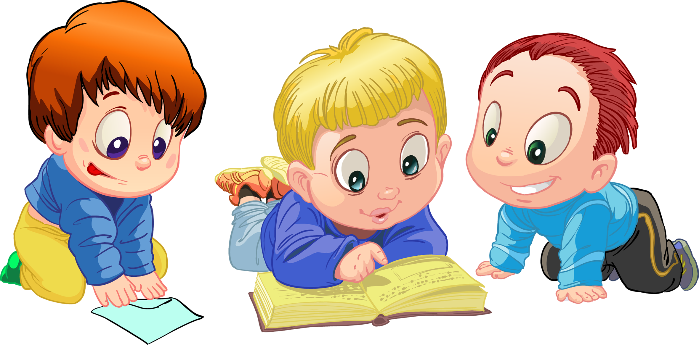 Дети - Дети - Baby And Children Cartoon (2360x1166)